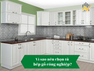 Đóng tủ bếp gỗ công nghiệp