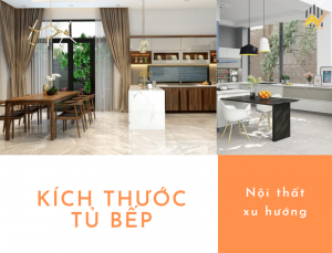 Kích thước tủ bếp tiêu chuẩn