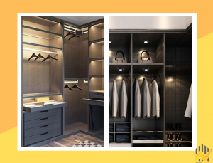 Thi công đèn led tủ quần áo