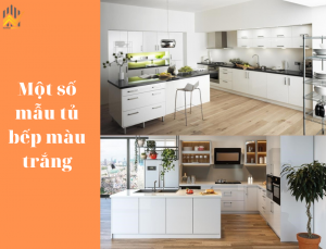 Sơn tủ bếp màu trắng