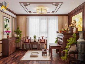 Có nên đặt tủ quần áo dưới phòng thờ