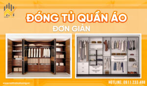 Đóng tủ quần áo đơn giản