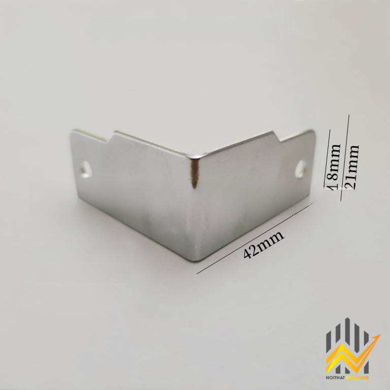 Pát ke góc vuông INOX cho tủ case, thùng loa - Nội Thất Xu Hướng