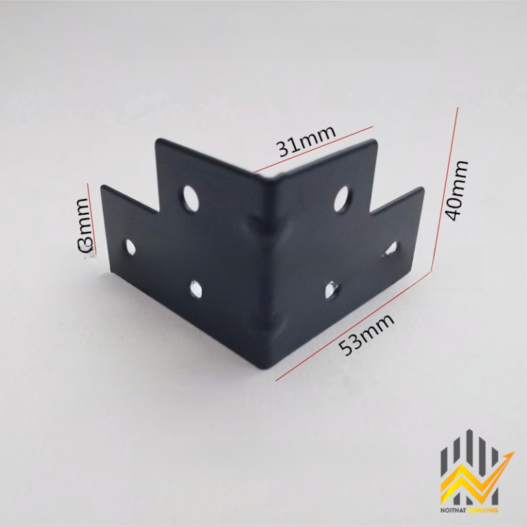 Pát ke góc vuông INOX cho tủ case, thùng loa - Nội Thất Xu Hướng