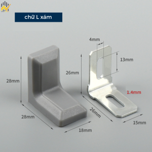 chữ L xám