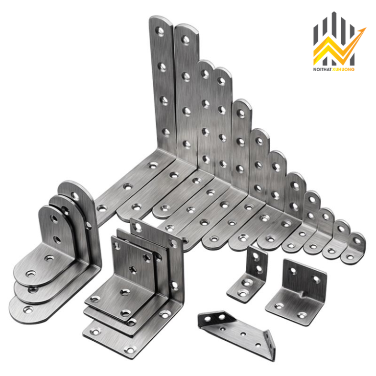 Pát ke góc vuông INOX cho tủ case, thùng loa - Nội Thất Xu Hướng