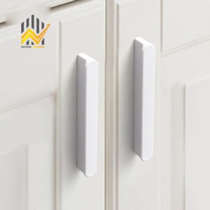Tay nắm cửa ngăn kéo tủ màu trắng sáng 012
