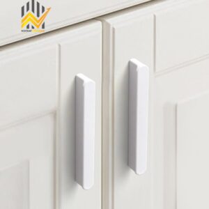 Tay nắm cửa ngăn kéo tủ màu trắng sáng 015