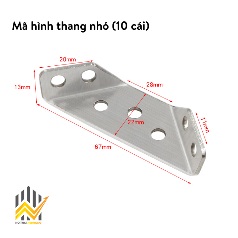 Pát ke, giá đỡ góc vuông 90 cho đồ nội thất - Nội Thất Xu Hướng