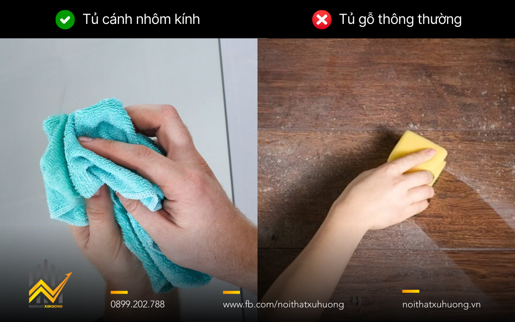 Mẫu tủ cánh nhôm kính trưng bày mỹ phẩm, phụ kiện cho shop tại TP.HCM 2