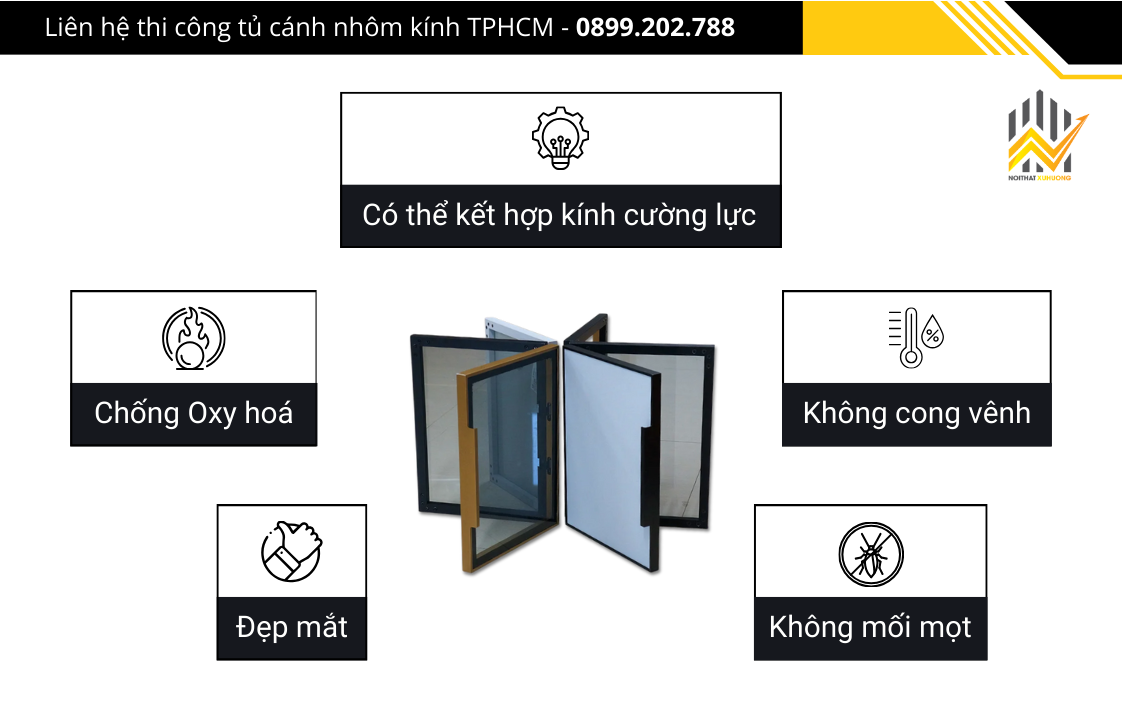 Cửa hàng cánh nhôm kính Phường Tân Bình tại TPHCM 3