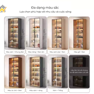 ✅ Thiết kế thông minh – tùy chỉnh linh hoạt Nhiều kích thước lựa chọn, phù hợp từng không gian từ phòng khách, phòng ngủ đến phòng trưng bày chuyên nghiệp. Tăng khoảng cách giữa các tầng, giúp bạn dễ dàng bố trí mô hình lớn nhỏ khác nhau. Hệ thống đèn LED âm trần (tùy chọn), tôn vinh vẻ đẹp từng chi tiết mô hình. ✅ Phụ kiện cao cấp – độ hoàn thiện cao Bản lề, tay nắm, ray trượt… đều được lựa chọn kỹ lưỡng, đảm bảo vận hành êm ái và bền đẹp.