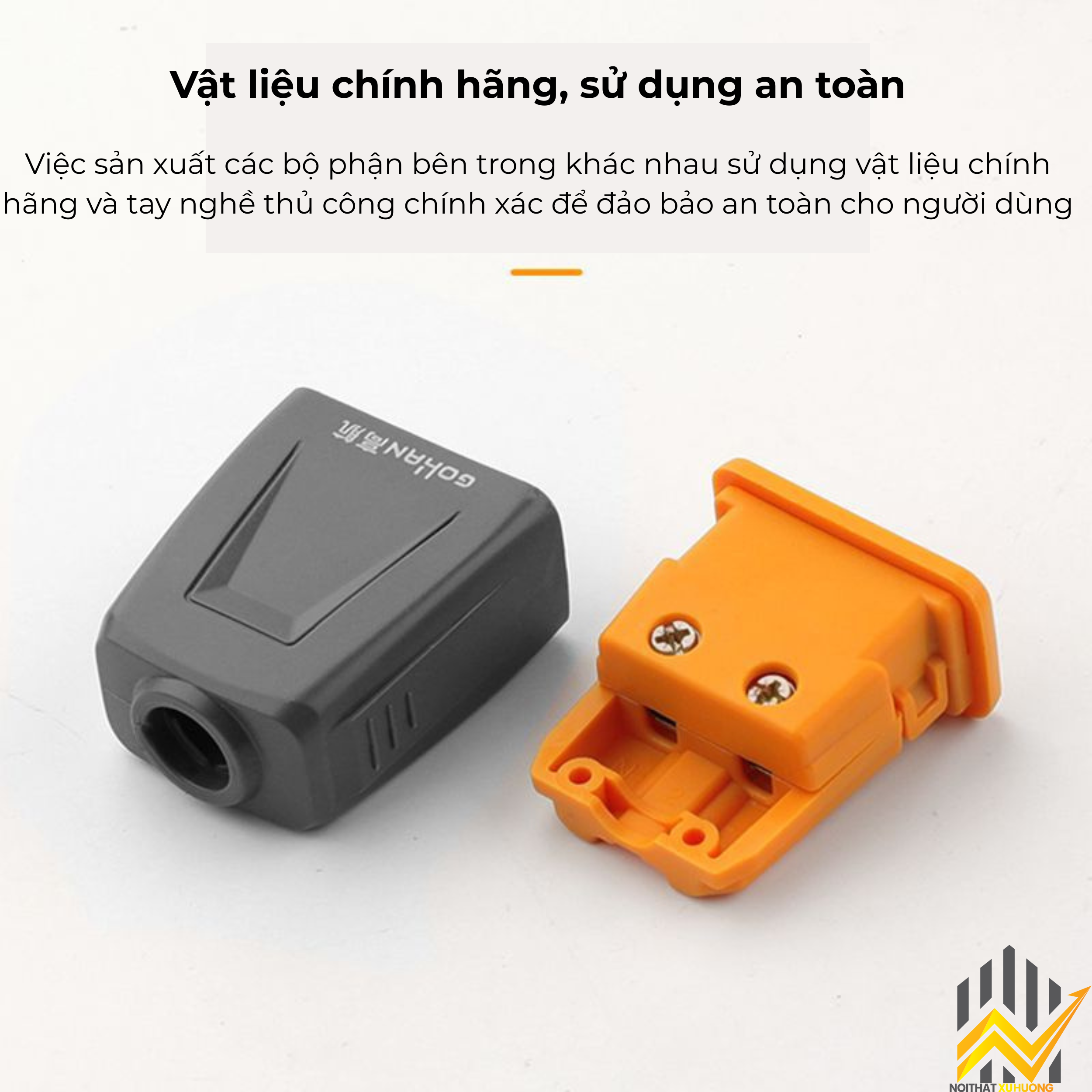 Đầu nối điện an toàn cao cấp – Chống cháy, bền chắc, dễ lắp đặt